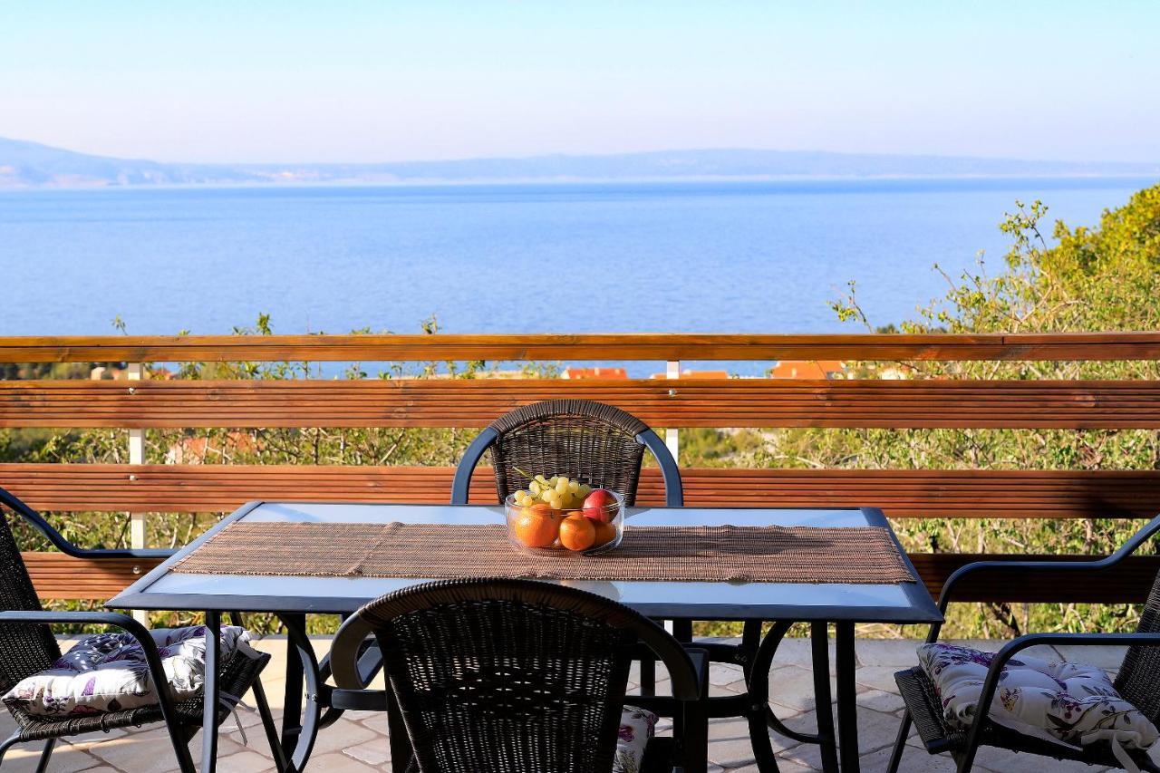 Apartment Vincent With Beautiful Sea View Terrace Klenovica Buitenkant foto